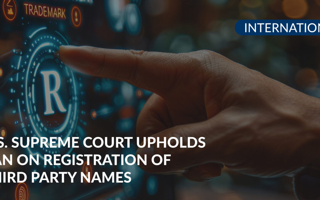 registration of third party names