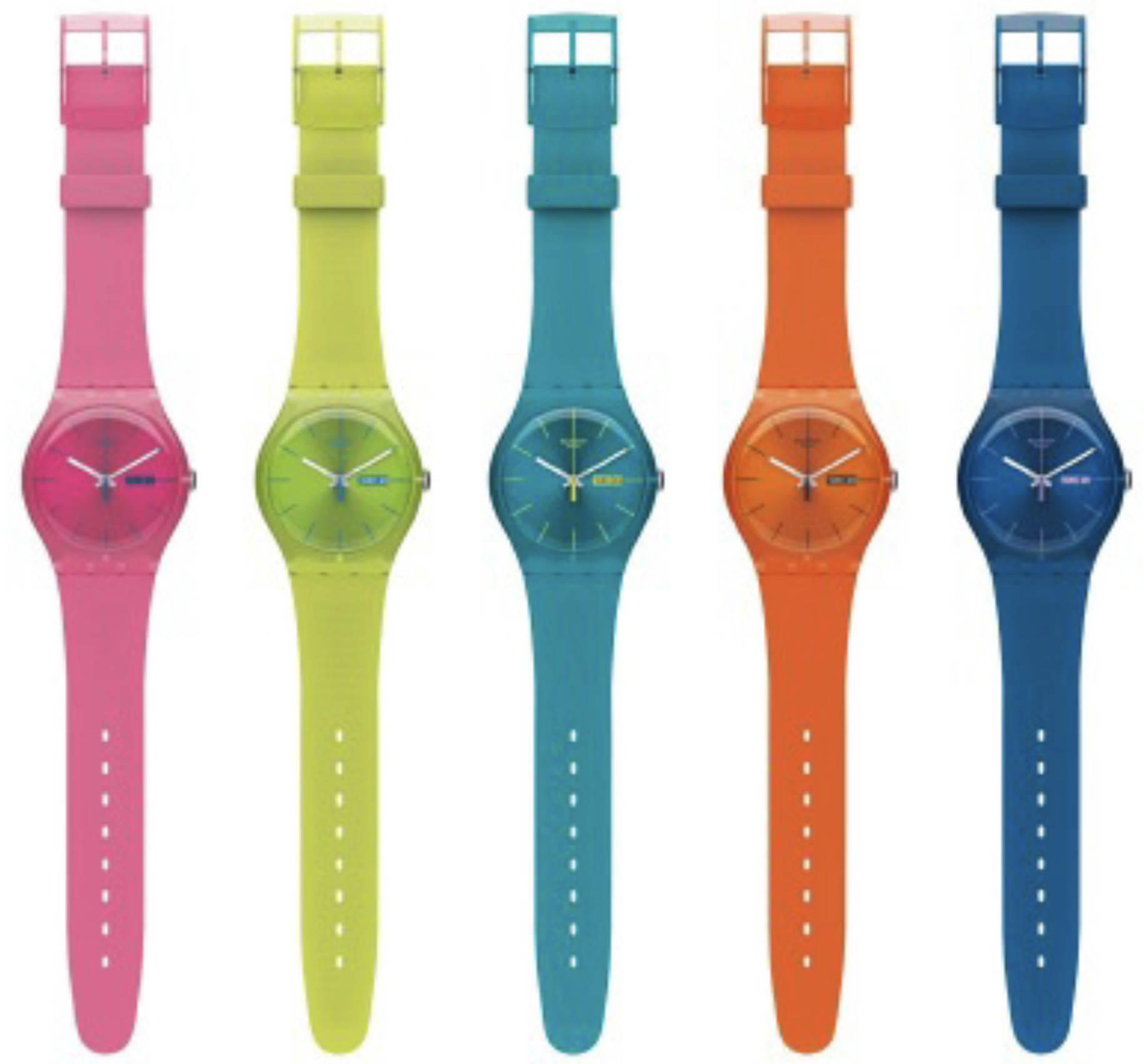 relojes diseno colores
