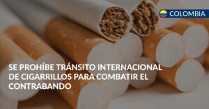 prohibido transito de cigarrillos