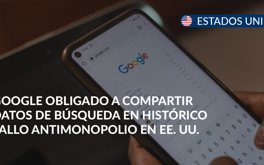 google obligado a compartir busquedas