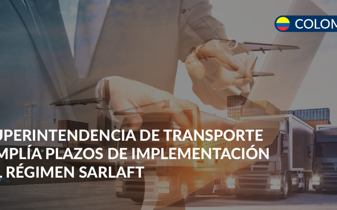 Ampliación plazos implementación SARLAFT