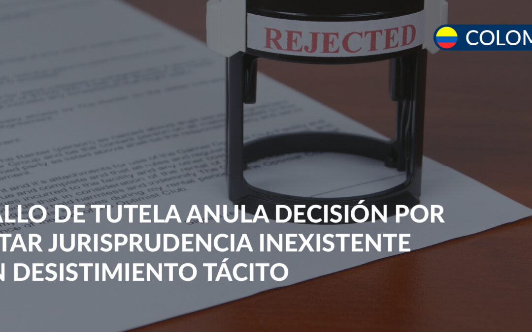 desistimiento tacito