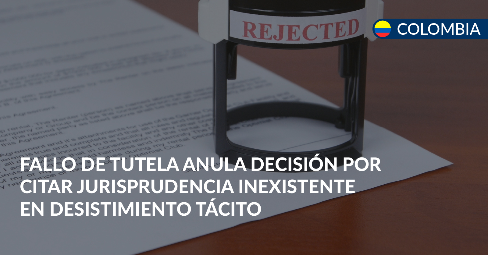 desistimiento tacito