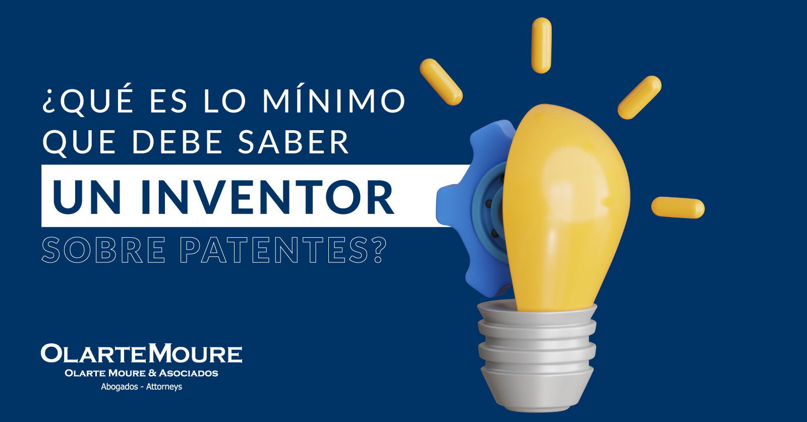 minimo que debe saber de patentes