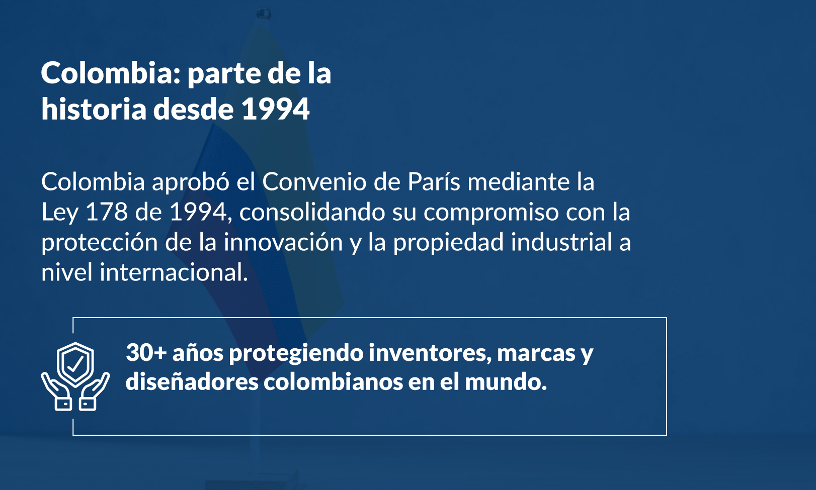 Colombia como parte del convenio