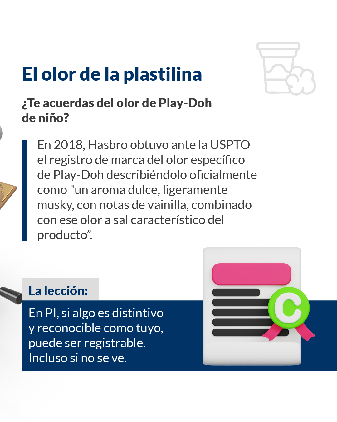 olor de la plastilina