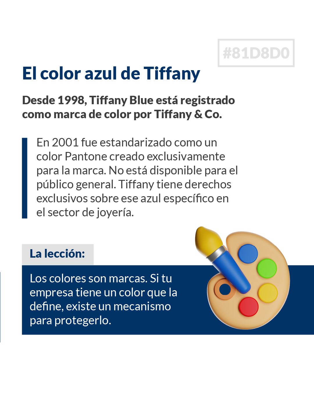 el color azul de tiffany