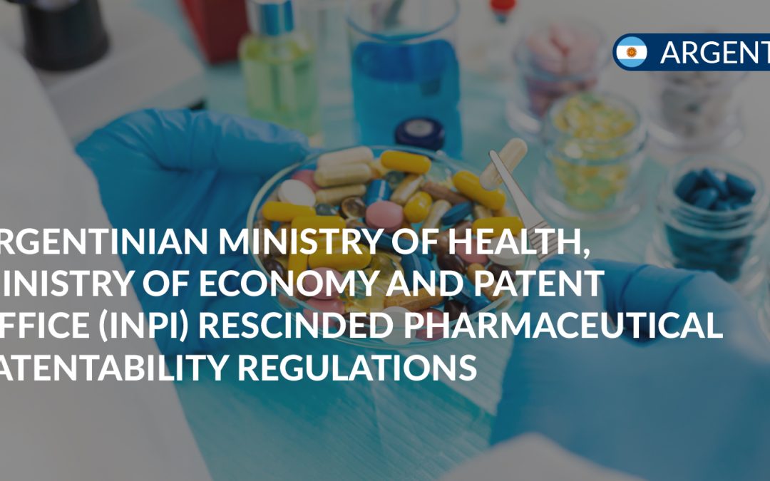 pharmaceutical patentability regulations