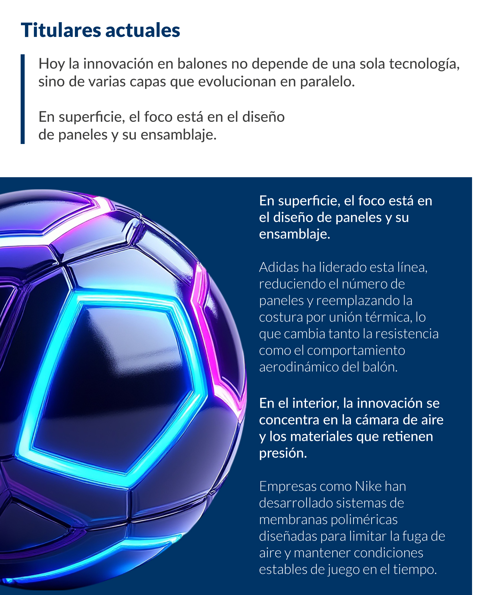 las capas del balon