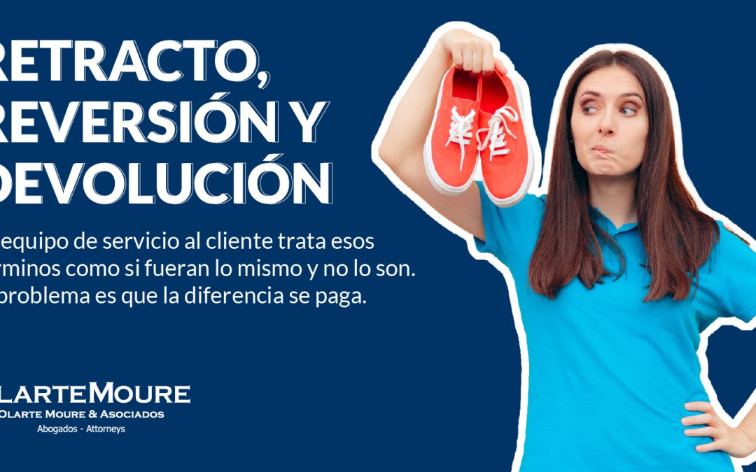 retracto, reversion y devolucion